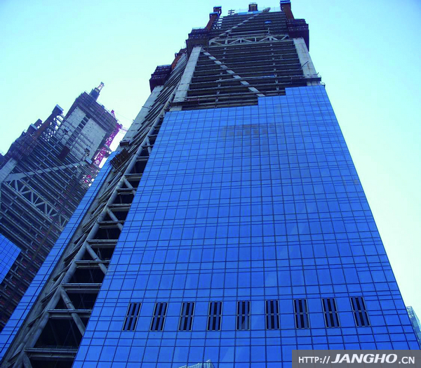 中国北方第一高楼??大连中心?裕景二期项目施工稳步推进