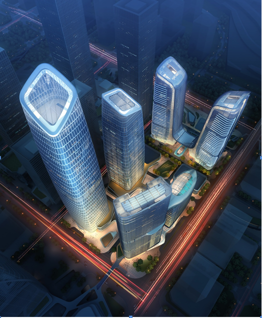 新地标 新高度??深圳前海卓越金融中心项目进入大面积施工阶段
